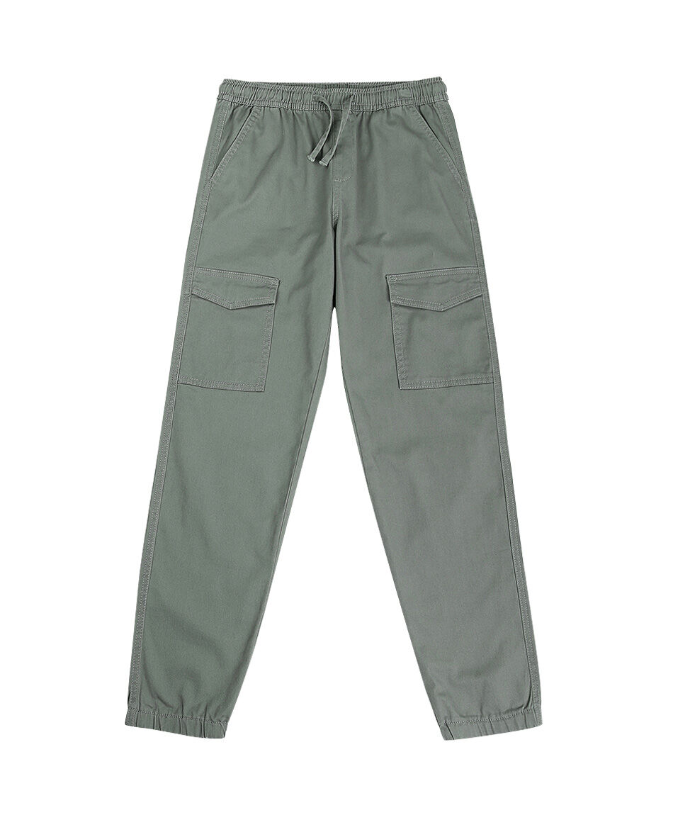 Pantal&oacute;n ni&ntilde;o  cargo green