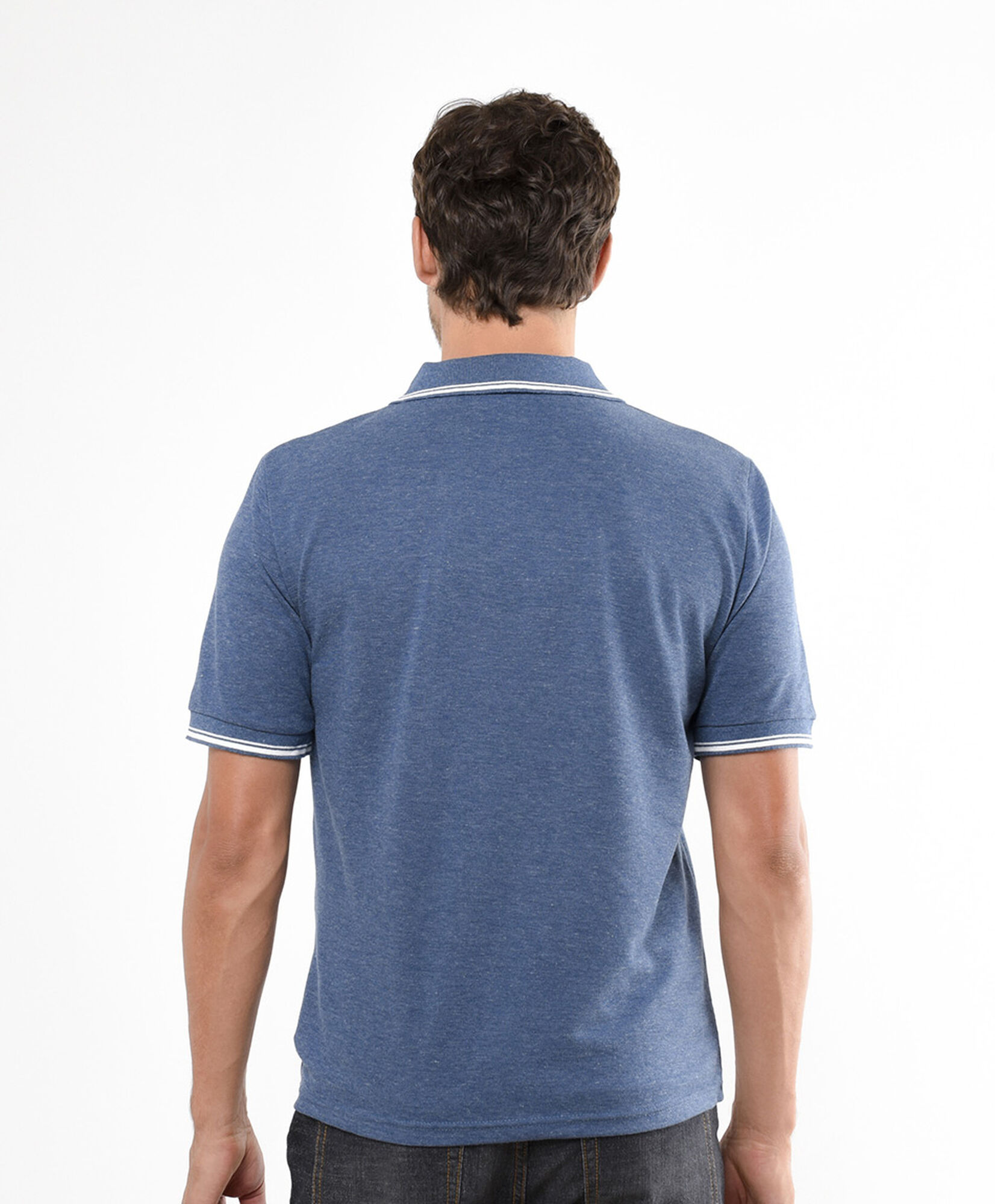 Polera hombre polo azul Polera hombre polo azul