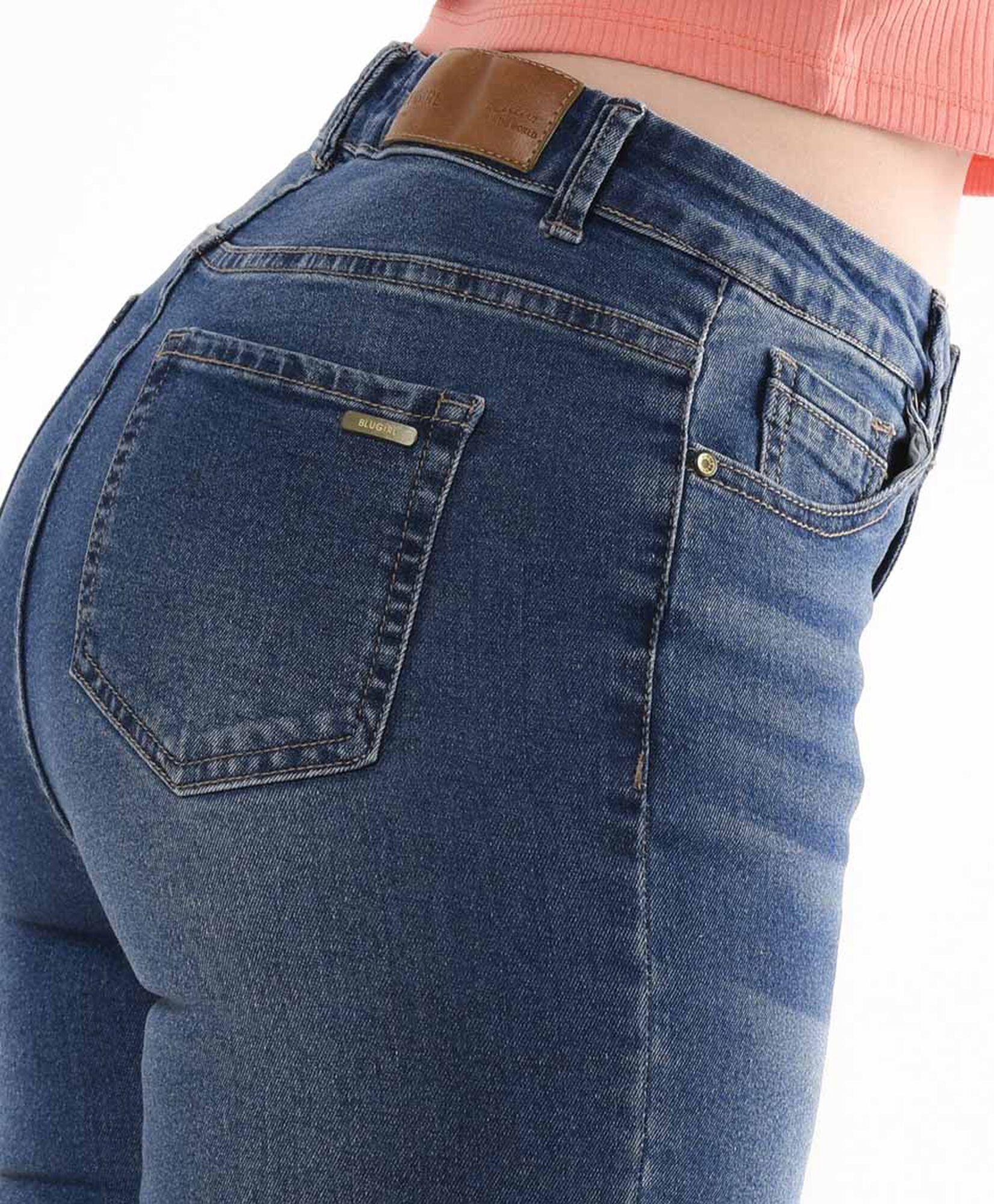 Jeans mujer basta doblada Jeans mujer basta doblada