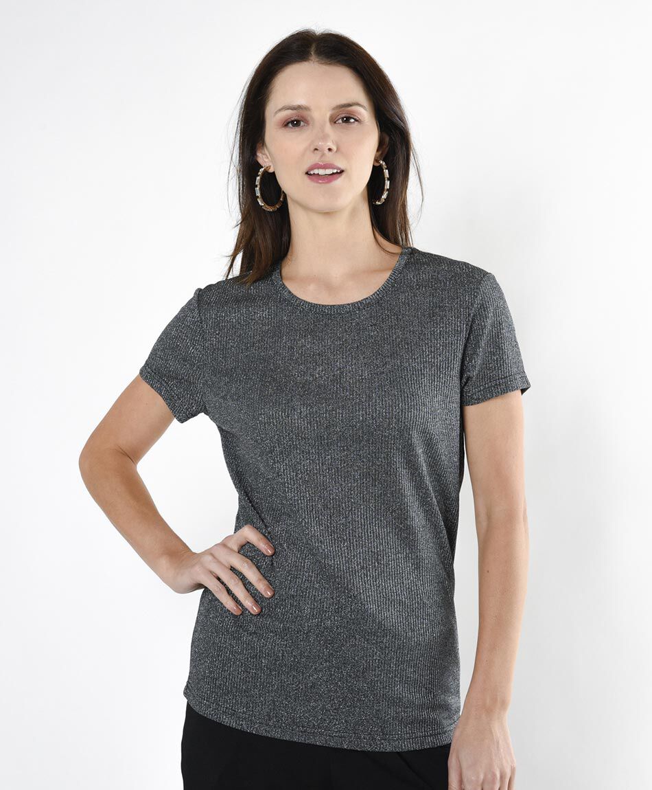 Polera mujer lurex