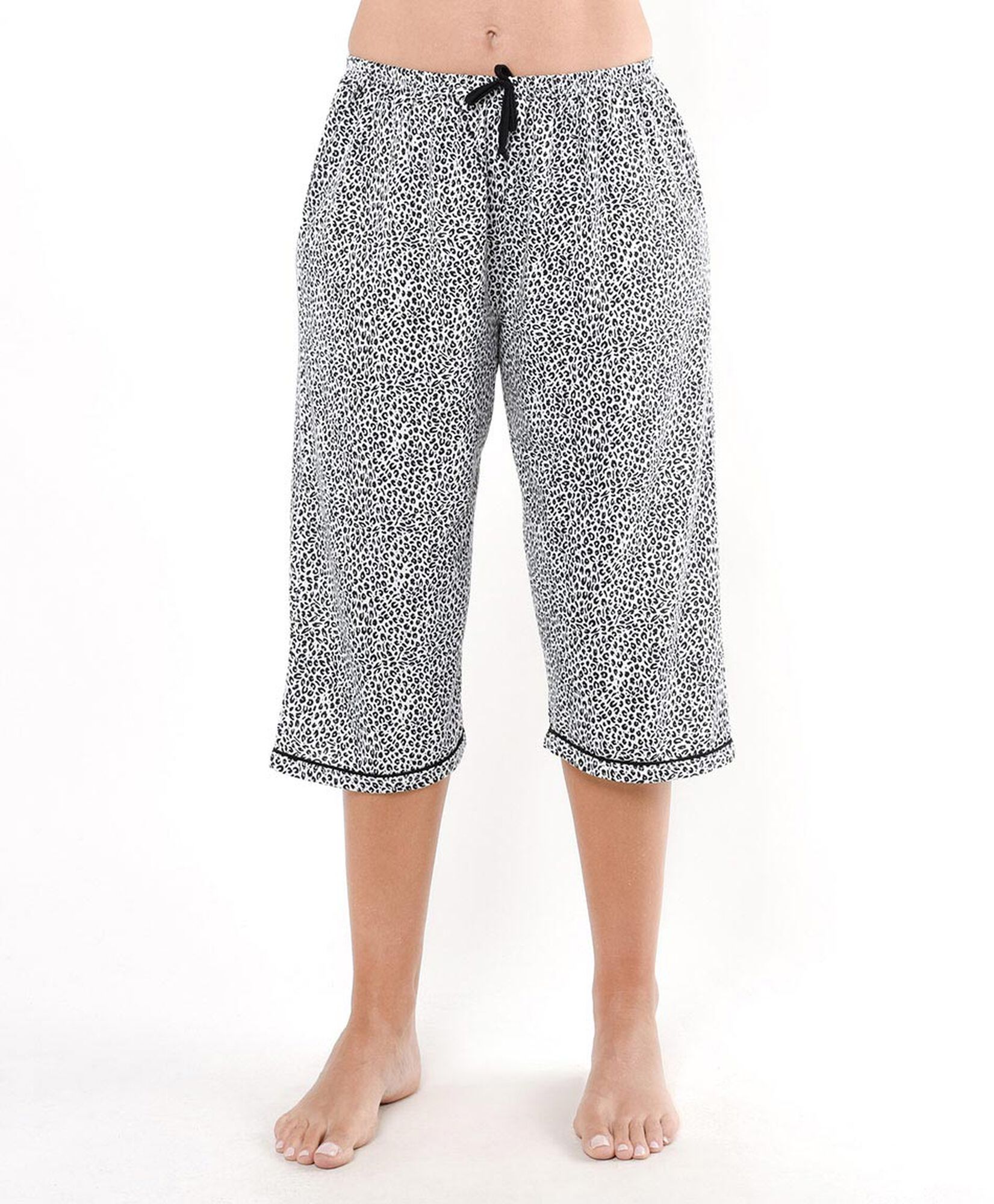 Pijama mujer capri animal print Pijama mujer capri animal print
