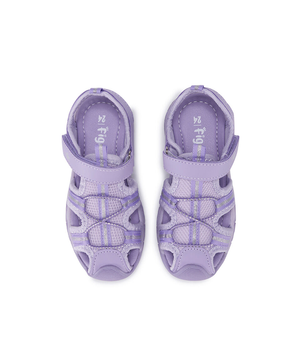 Sandalia infantil (20 a 25) outdoor lila