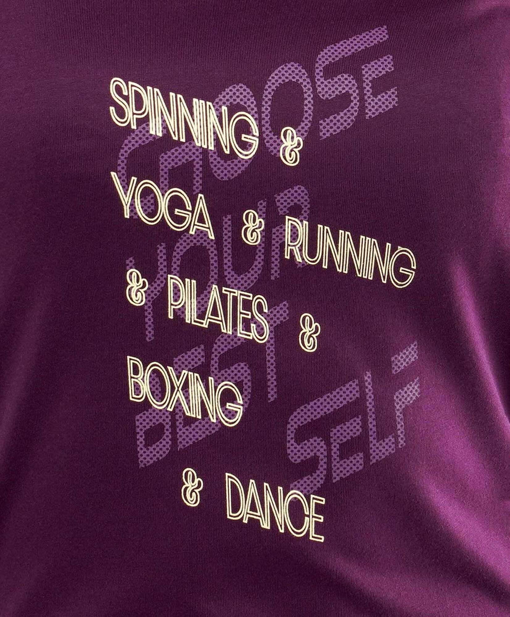 Polera deportiva mujer morada Polera deportiva mujer morada