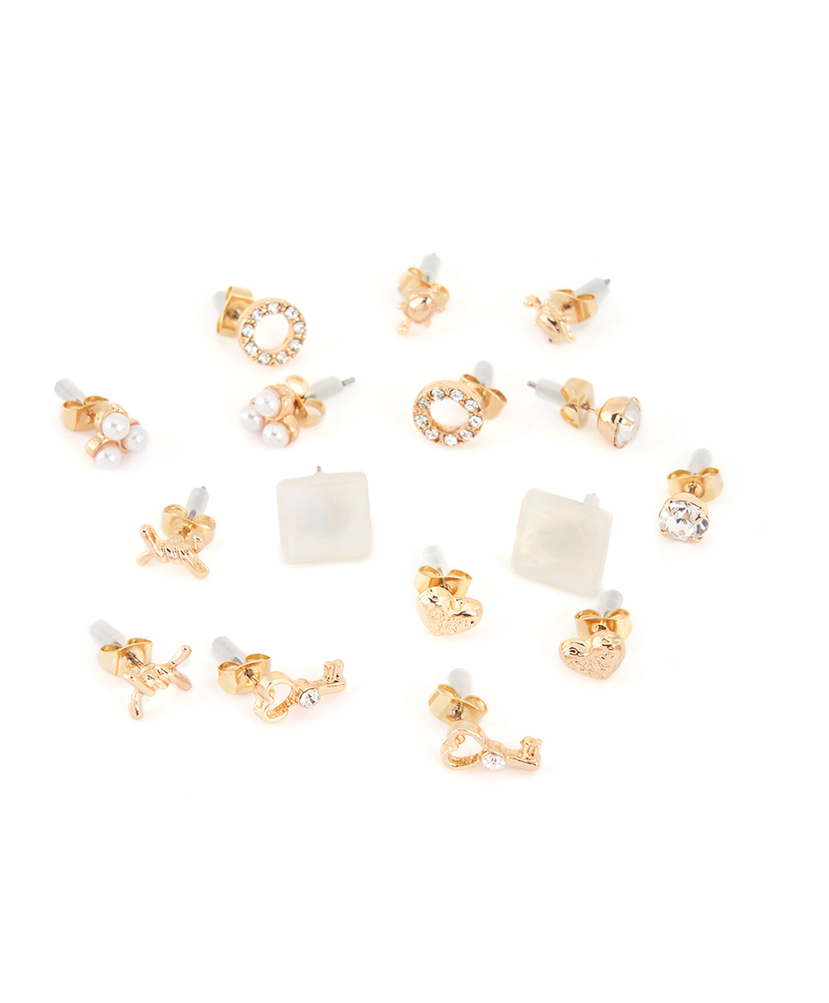 Set 8 aros mujer dorados Set 8 aros mujer dorados