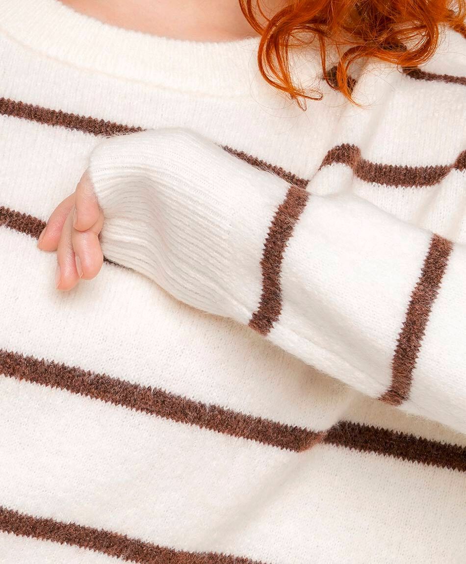 Sweater mujer lineas horizontales