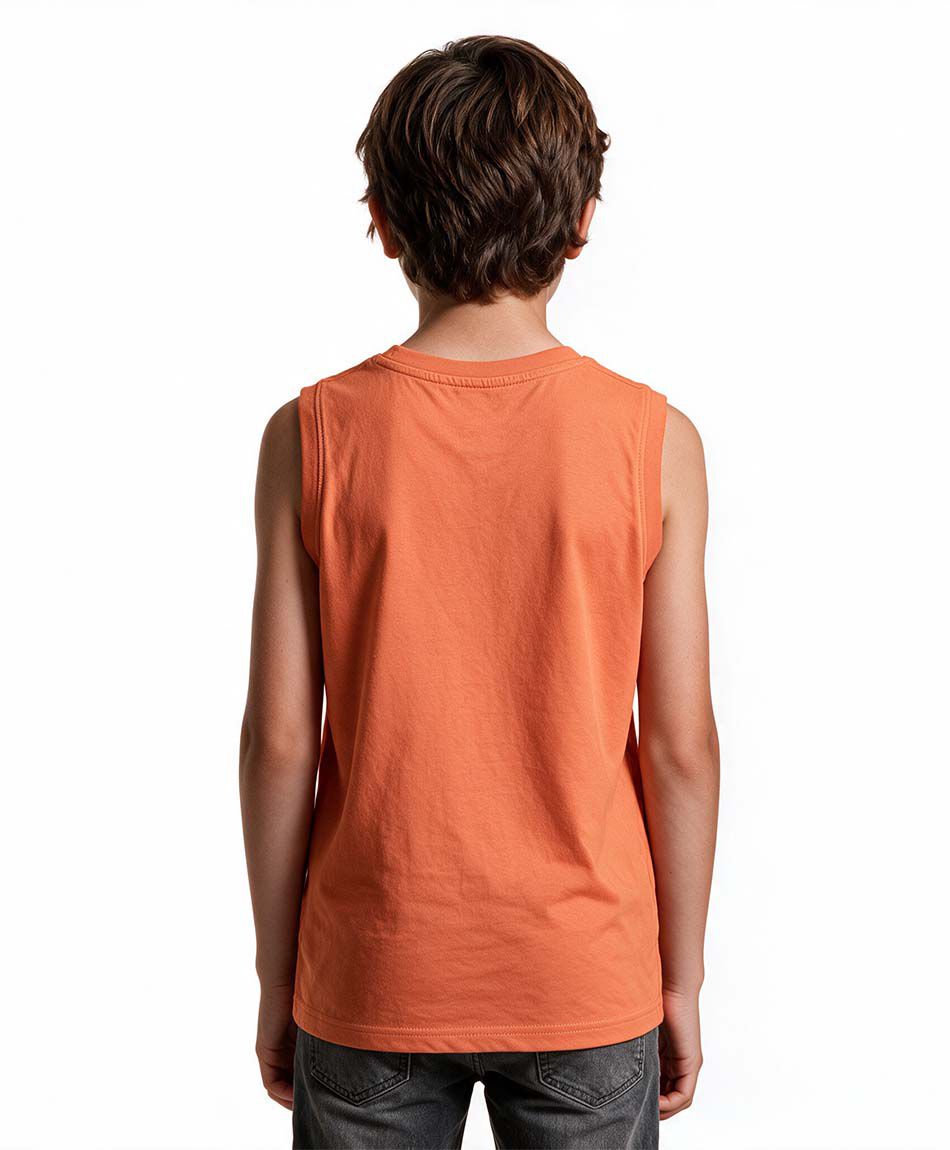 Polera ni&ntilde;o sin mangas graffiti
