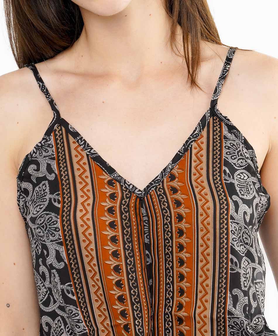 Blusa mujer top nudo