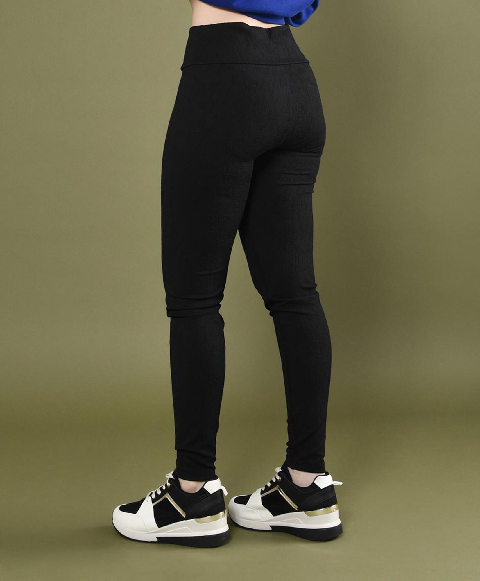 Pantalón mujer tiro alto jacquard Pantalón mujer tiro alto jacquard