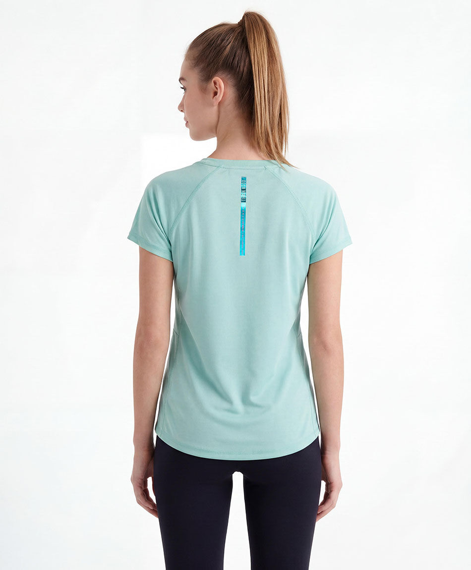 Polera deportiva mujer menta