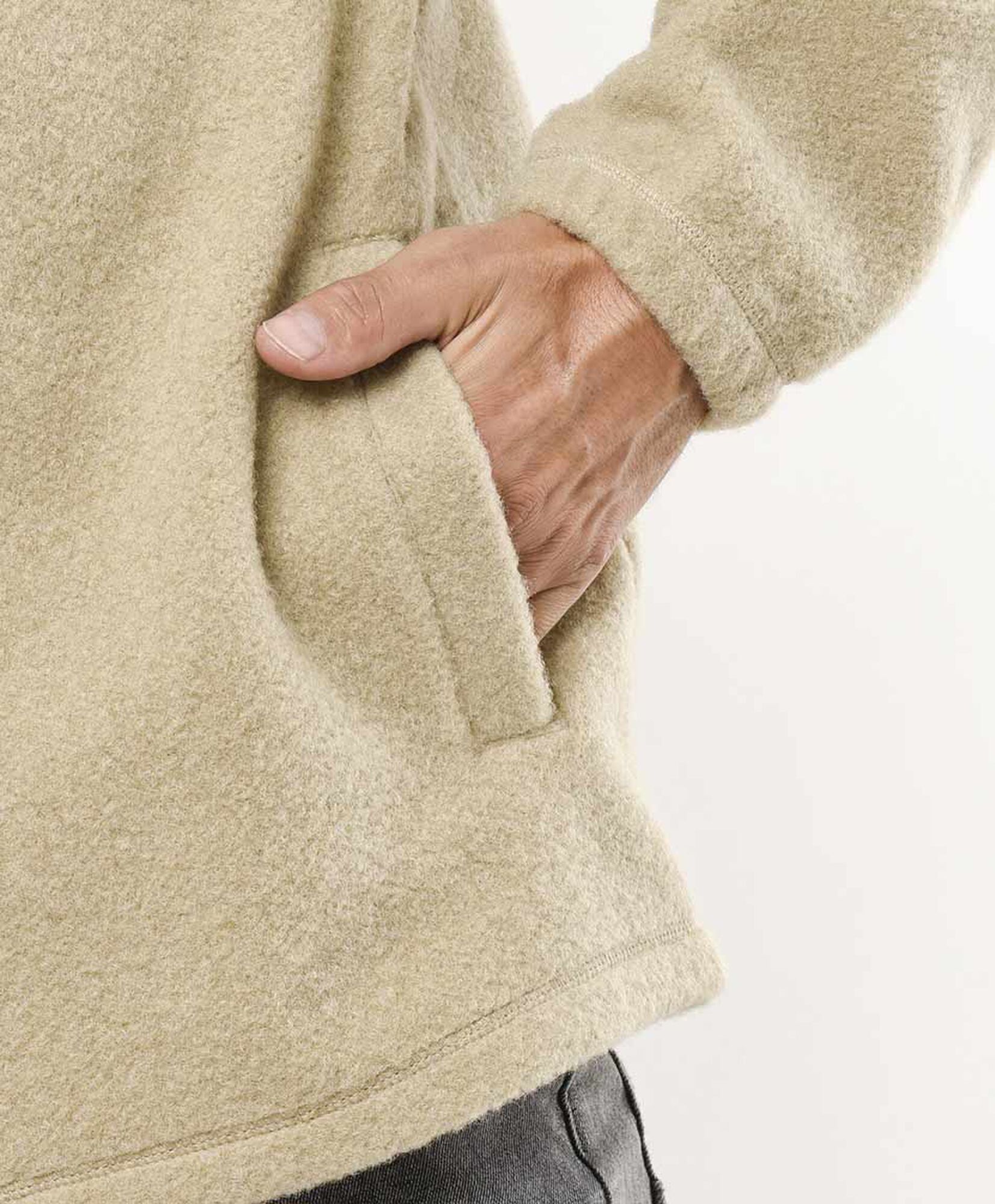 Chaqueta hombre polar doble línea Chaqueta hombre polar doble línea