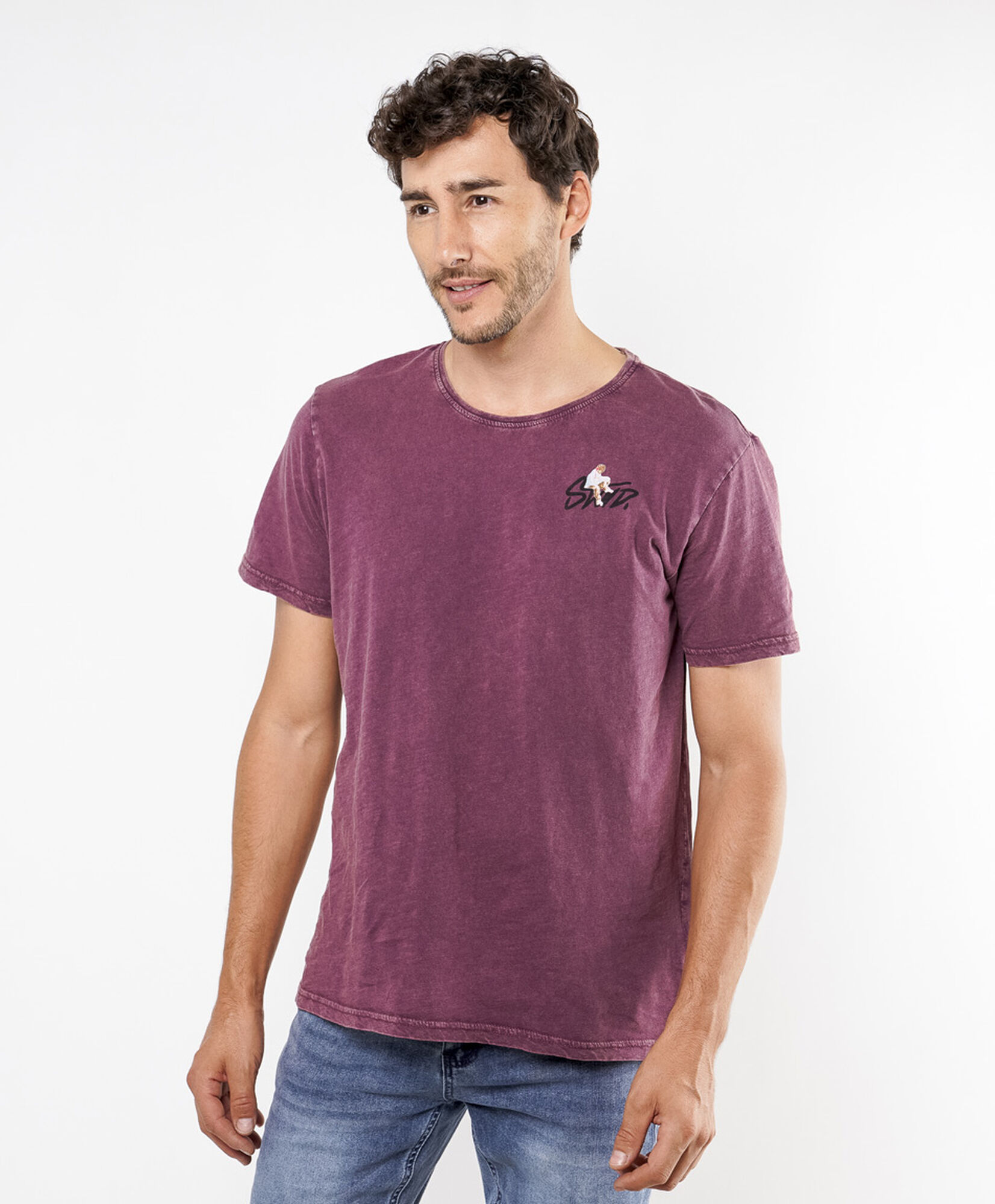 Polera hombre doble estampado music Polera hombre doble estampado music