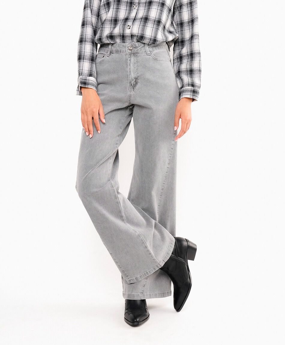 Jeans mujer estampado estrella