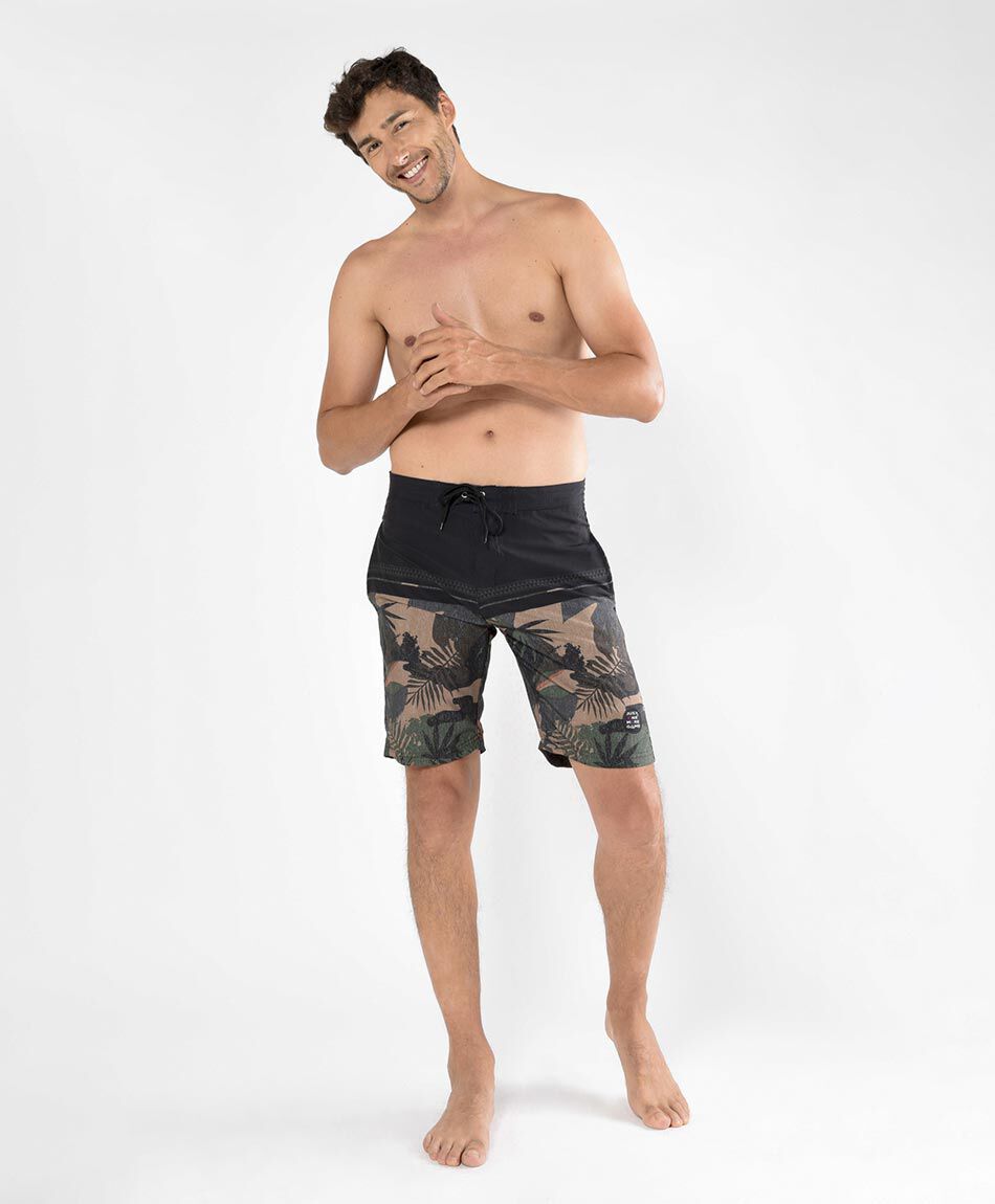 Traje de ba&ntilde;o hojas