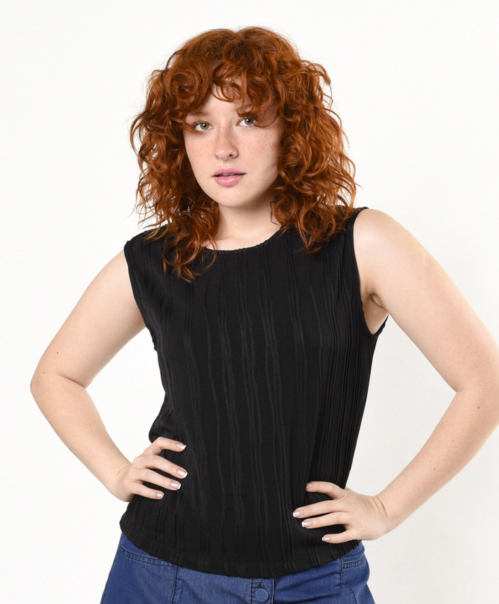 Polera mujer líneas relieve Polera mujer líneas relieve