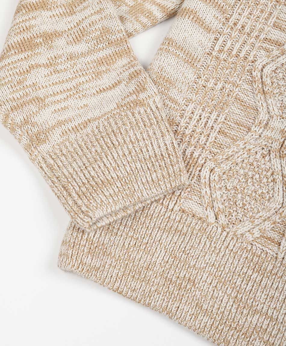 Sweater hombre crossant caf&eacute;