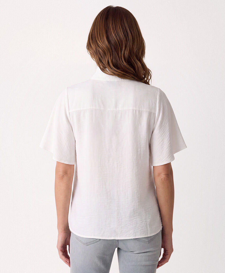 Blusa mujer lazo al cuello