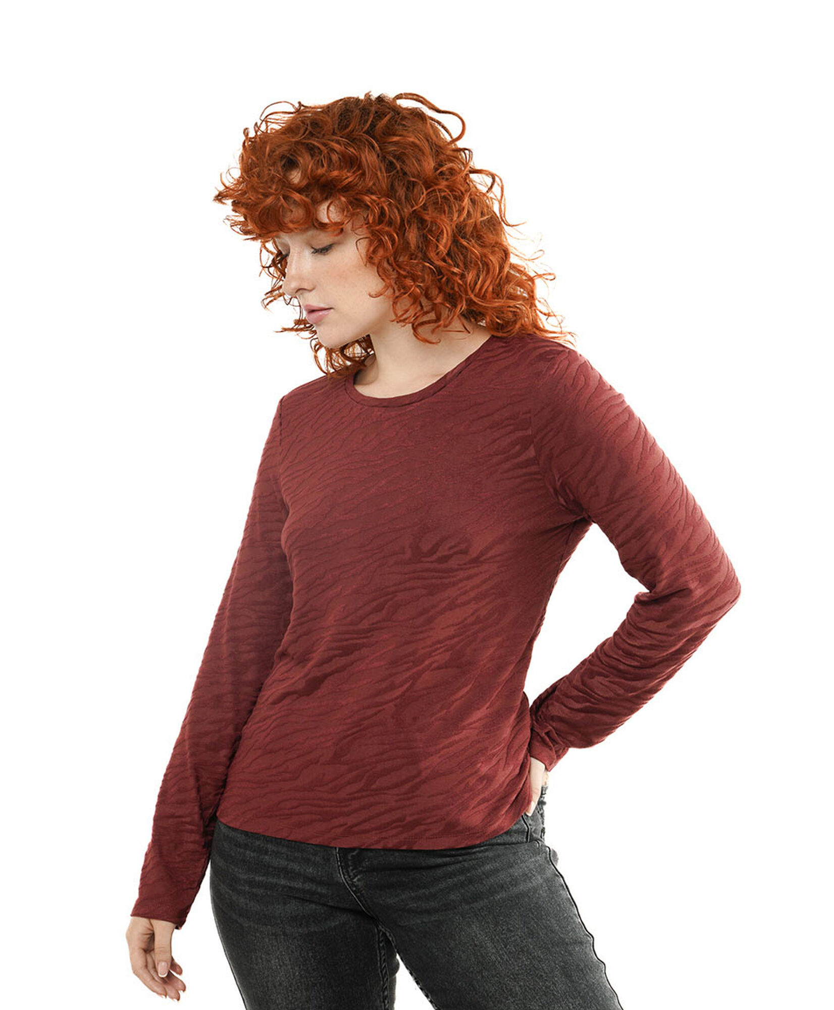 Polera mujer animal print velvet Polera mujer animal print velvet