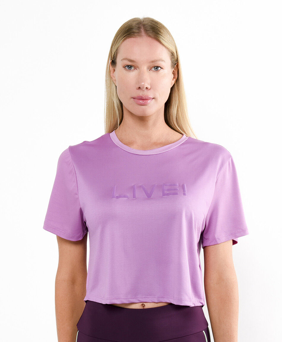 Polera deportiva mujer live mora