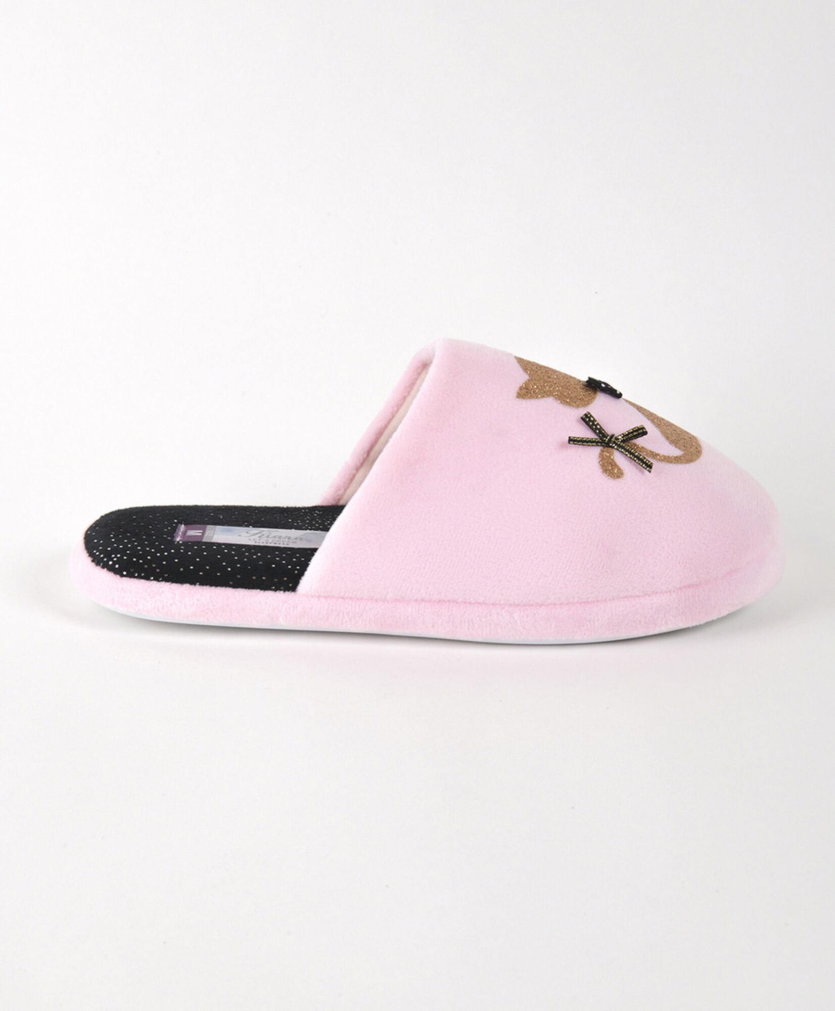 Pantufla mujer gatos cintas Pantufla mujer gatos cintas