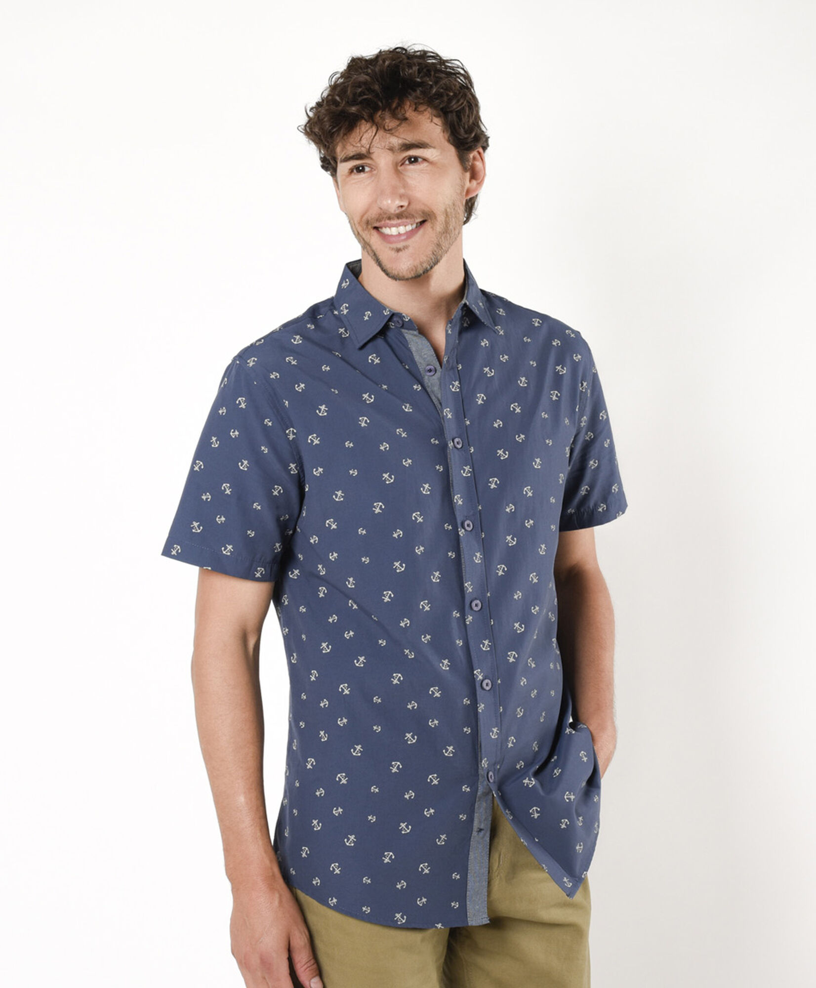 Camisa hombre anclas Camisa hombre anclas