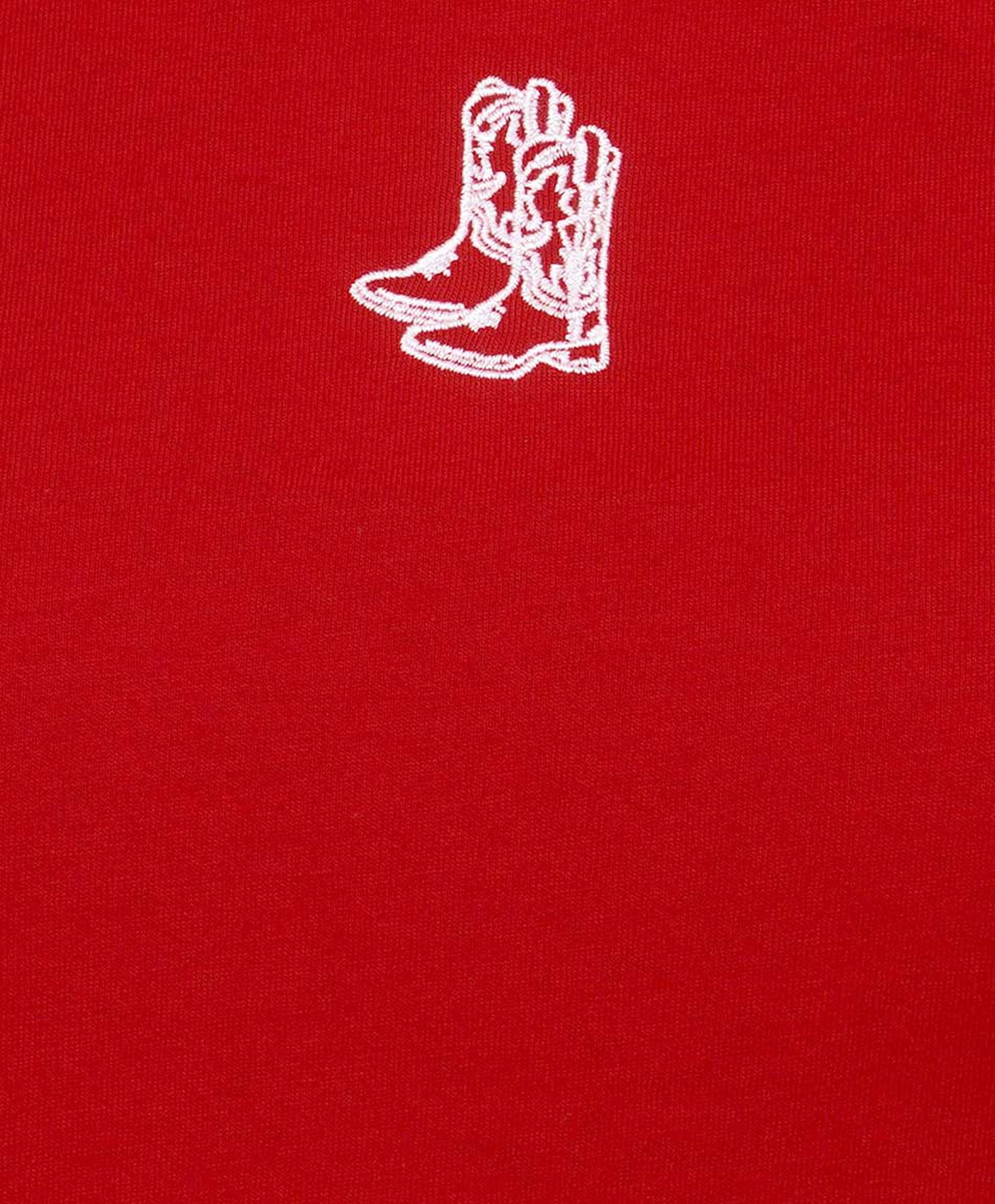 Polera mujer botas bordadas Polera mujer botas bordadas