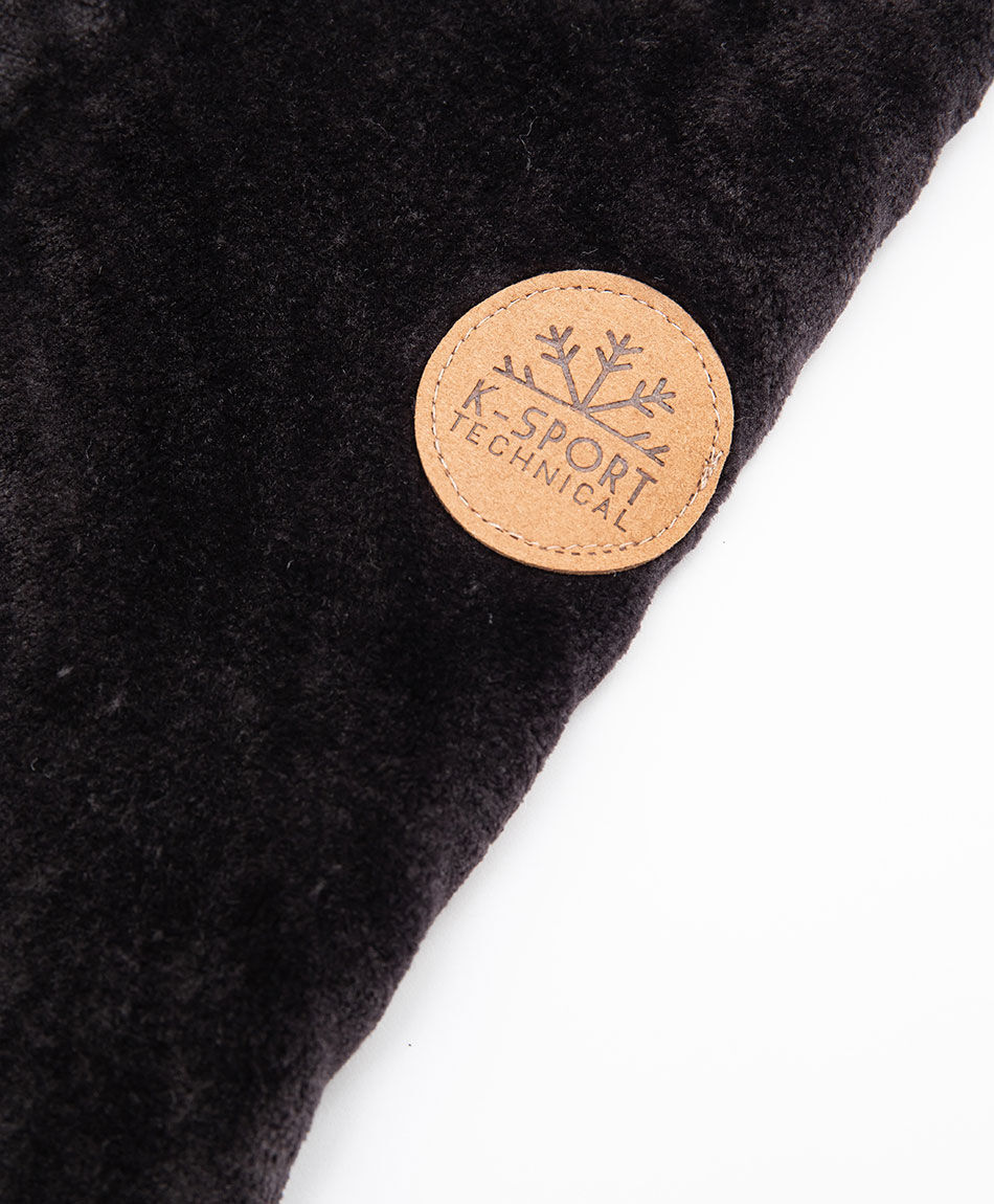 Polar deportivo mujer negro largo