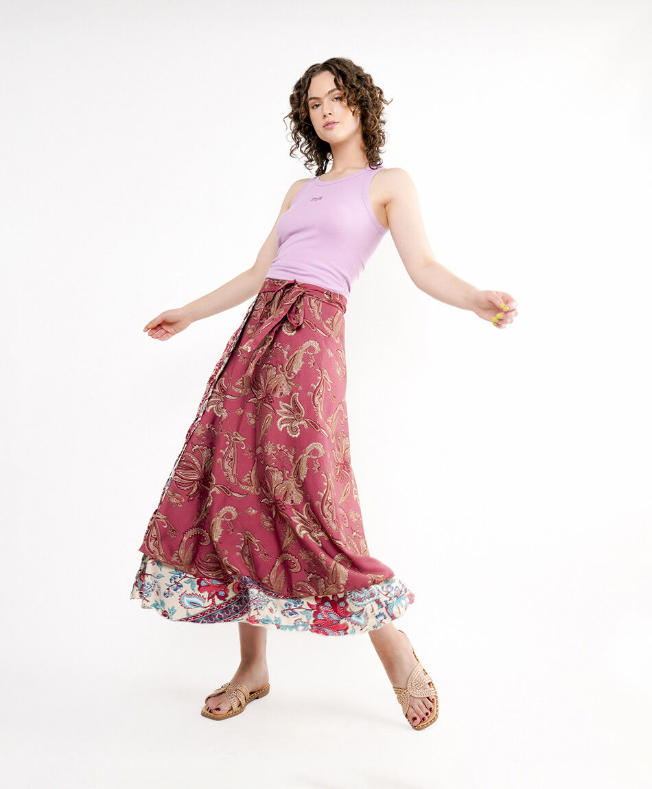 Falda mujer pareo maxi