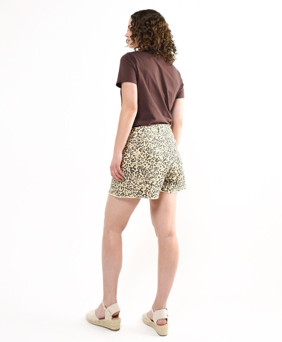 Falda mujer short animal print