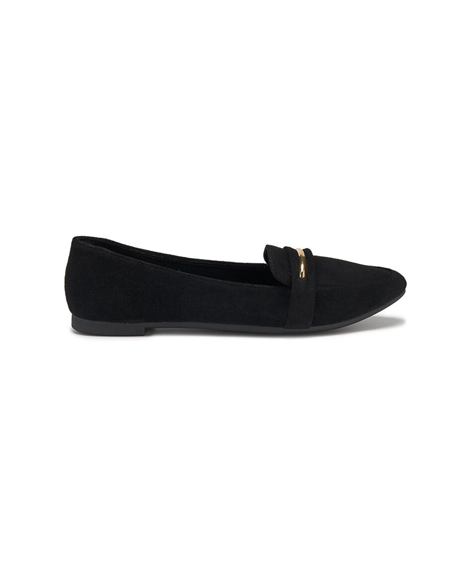 Ballerina mujer metal gold