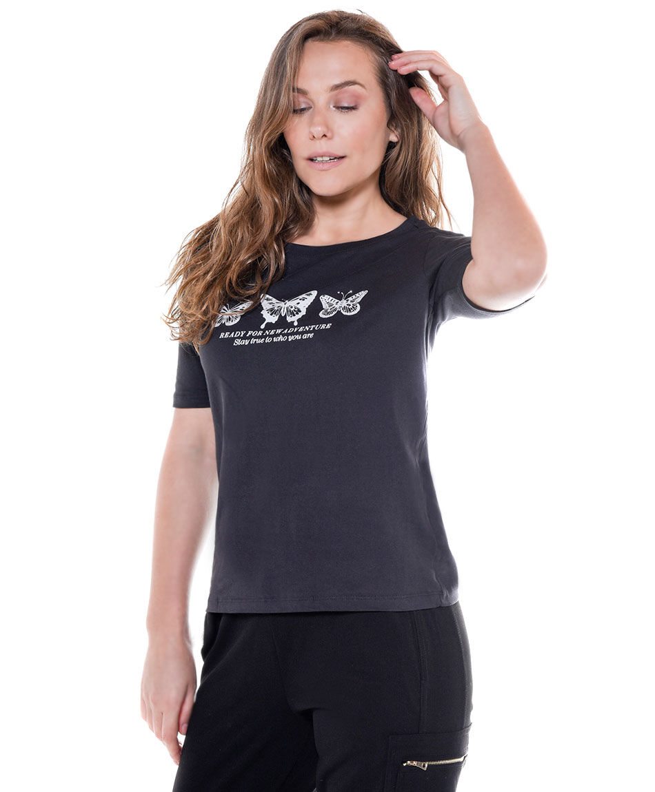 Polera mariposas