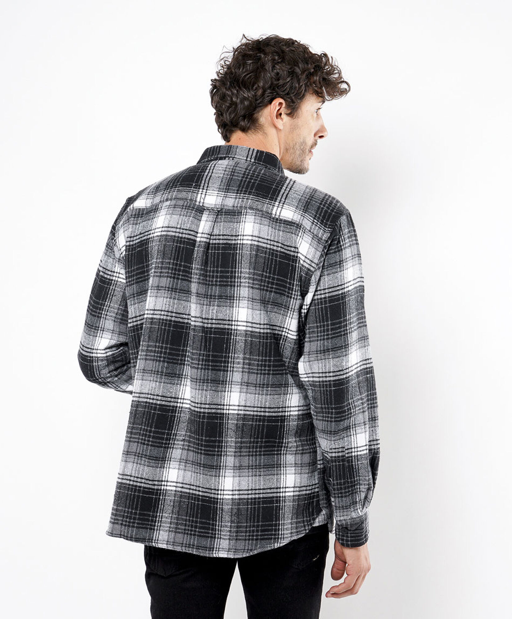 Chaqueta hombre leñadora gris Chaqueta hombre leñadora gris