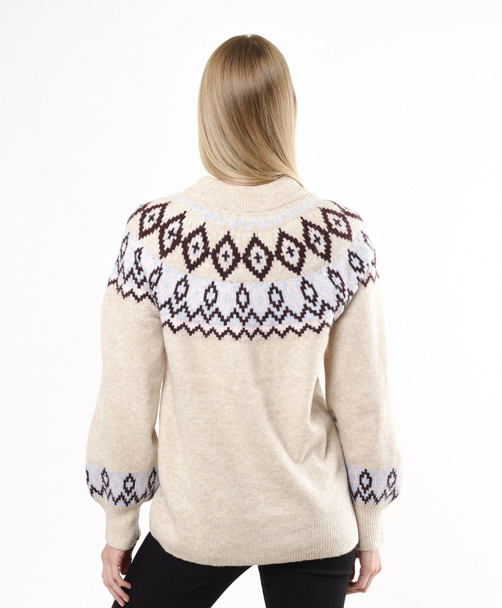 Sweater mujer nórdico beige Sweater mujer nórdico beige