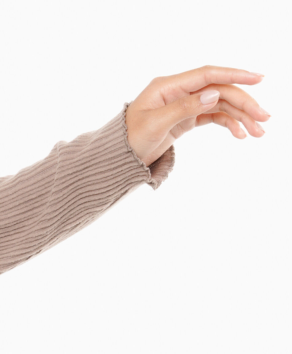 Sweater mujer canale beige