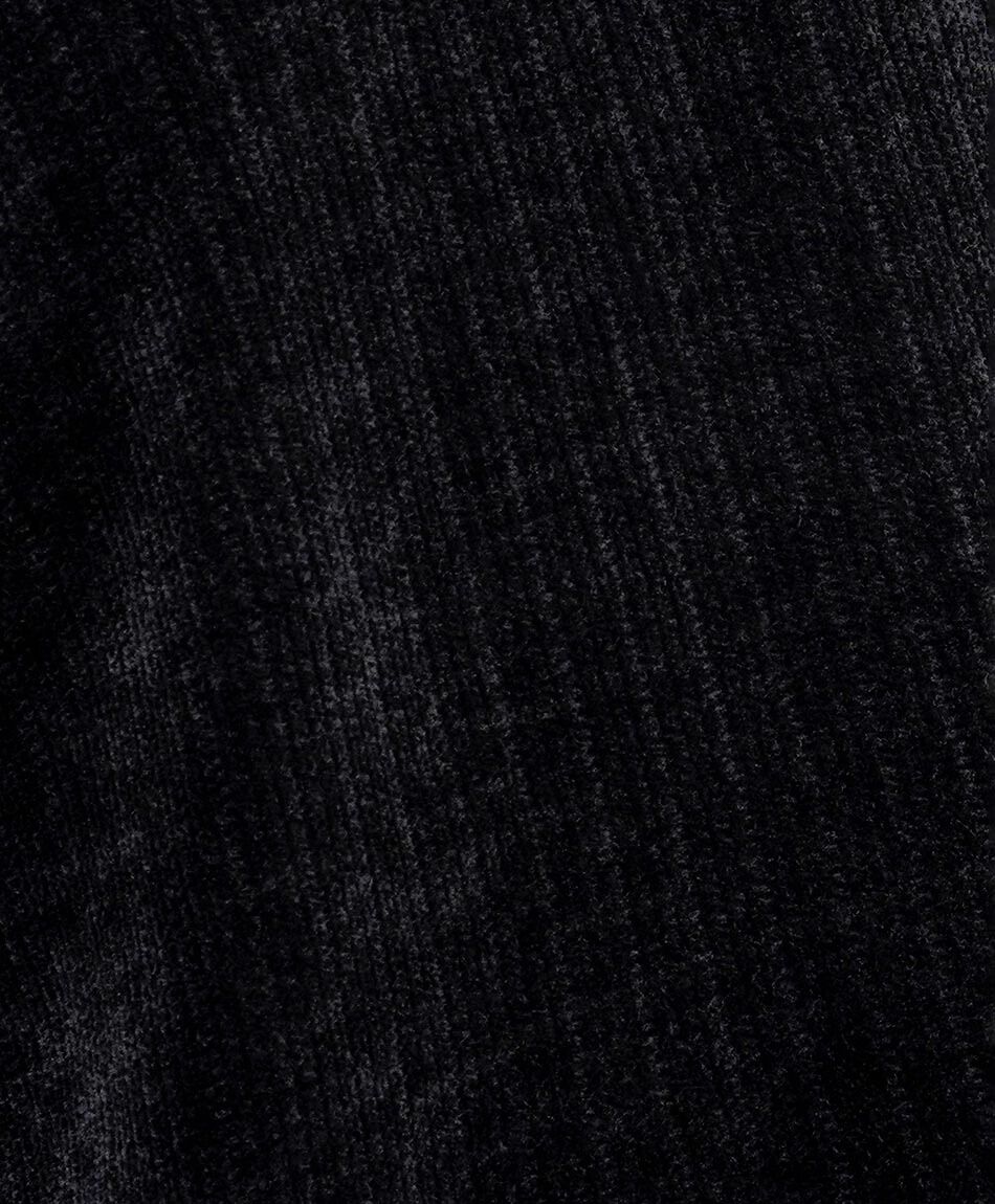 Sweater mujer chenille black