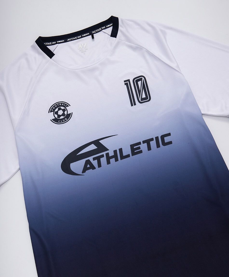 Polera deportiva hombre degrad&eacute; f&uacute;tbol