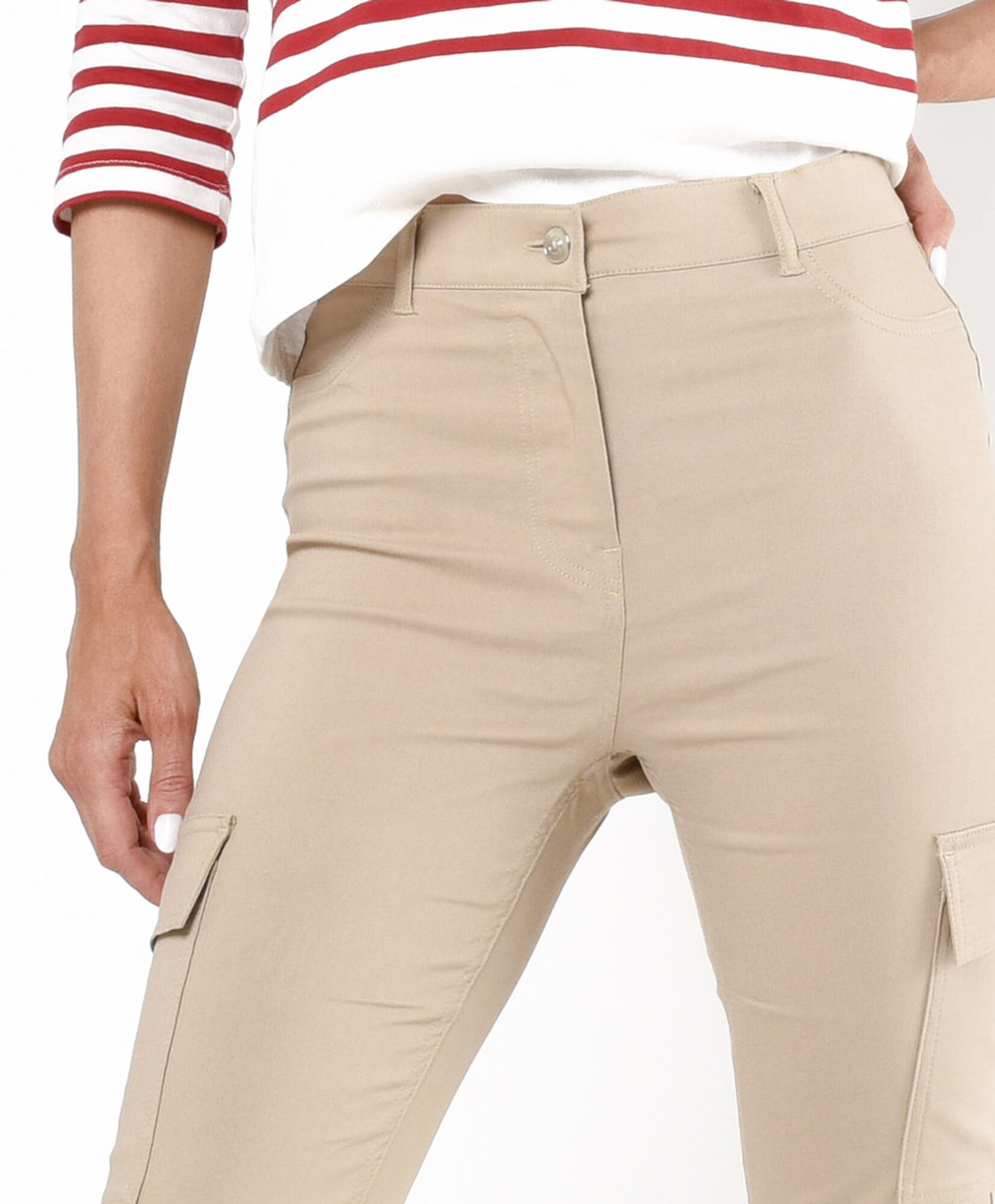 Pantalón mujer cargo skinny fit Pantalón mujer cargo skinny fit