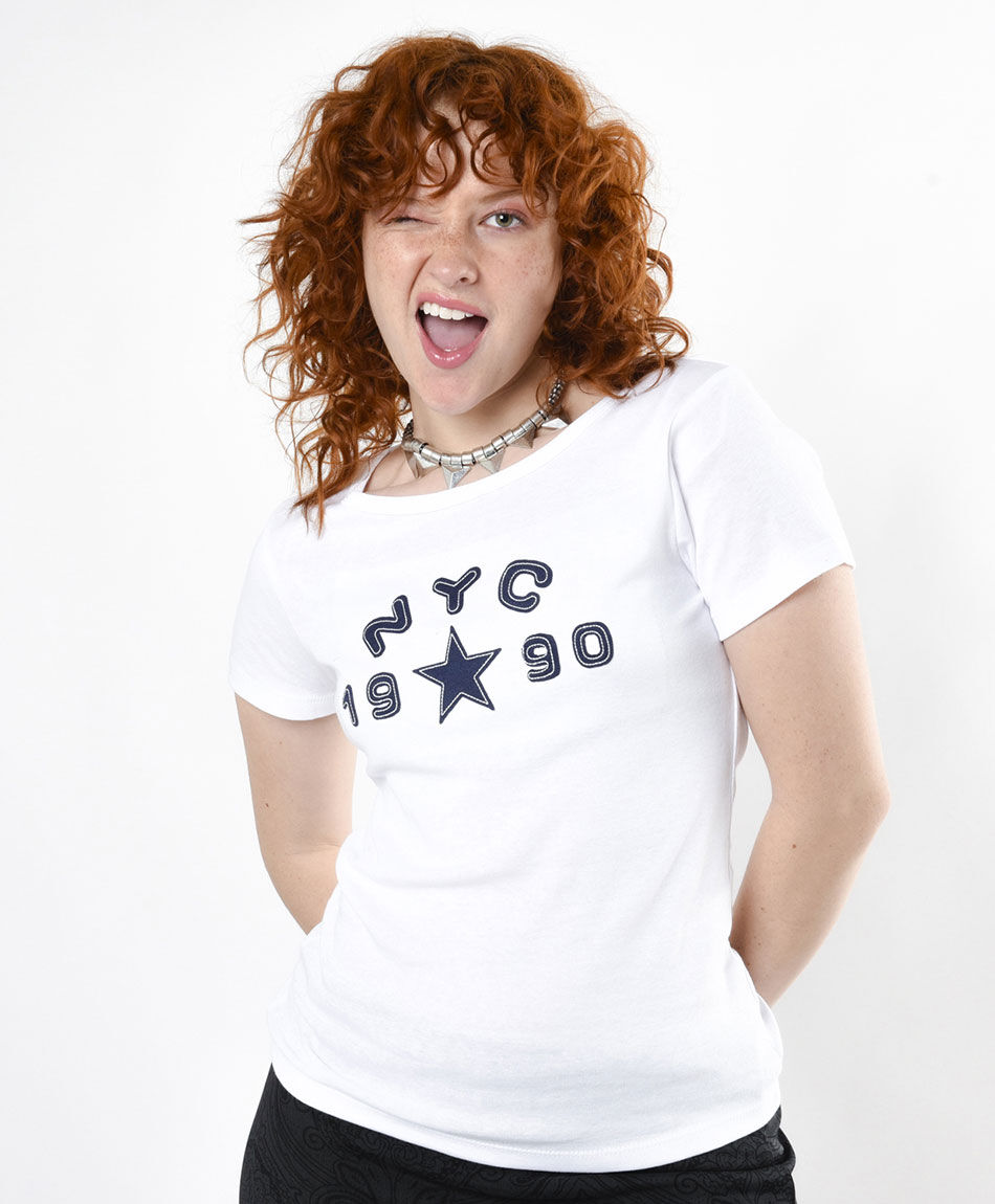 Polera mujer new york estrella