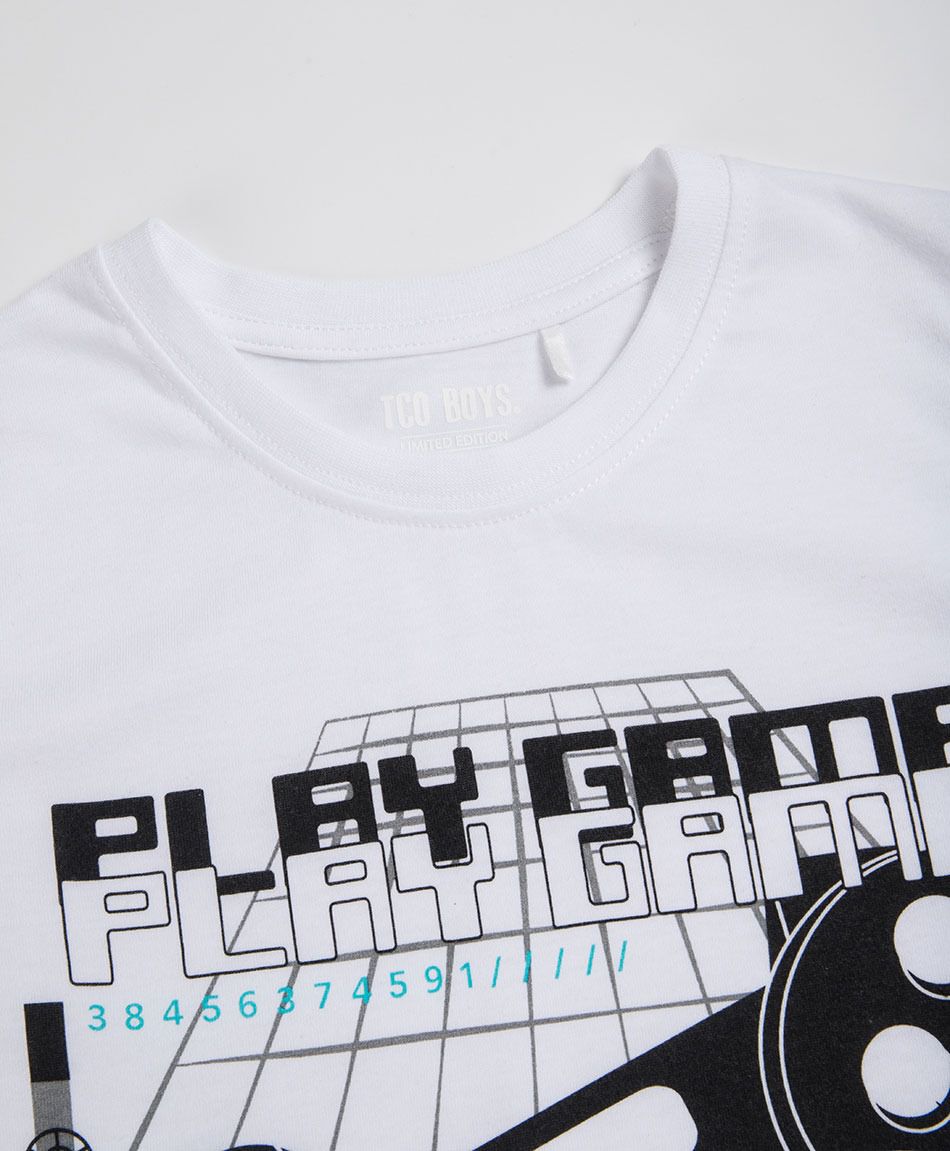 Polera ni&ntilde;o sin mangas gamer