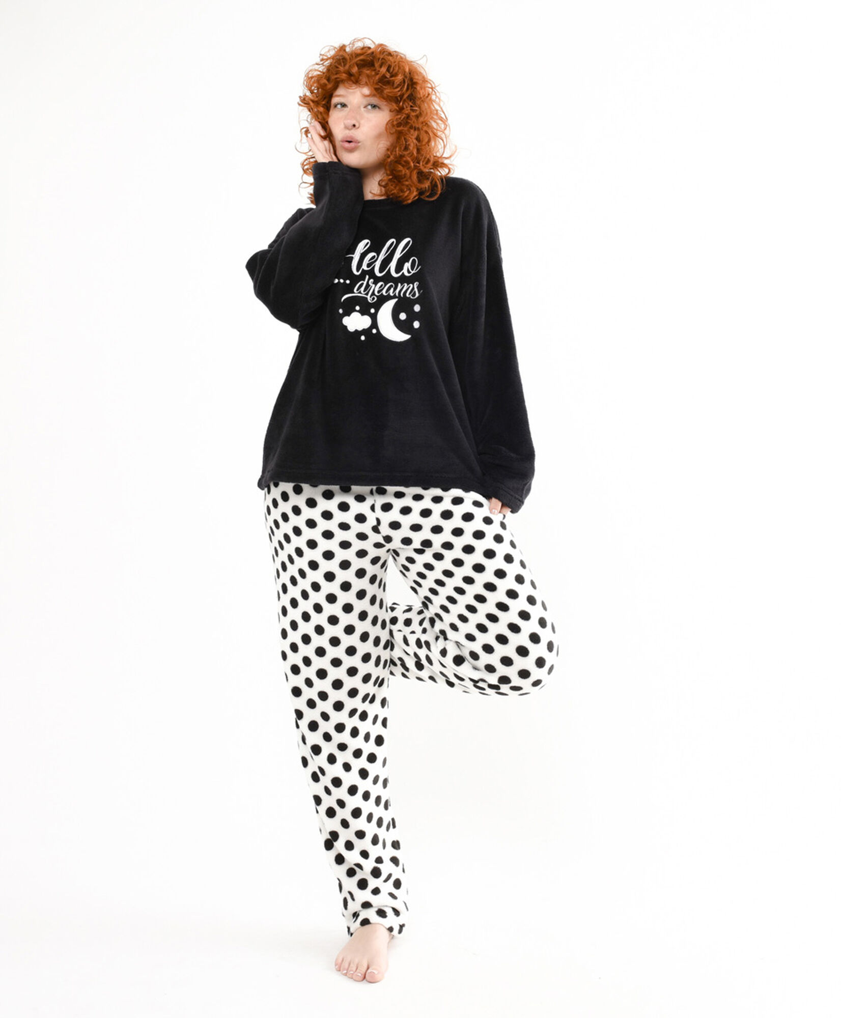 Pijama mujer polar puntos Pijama mujer polar puntos