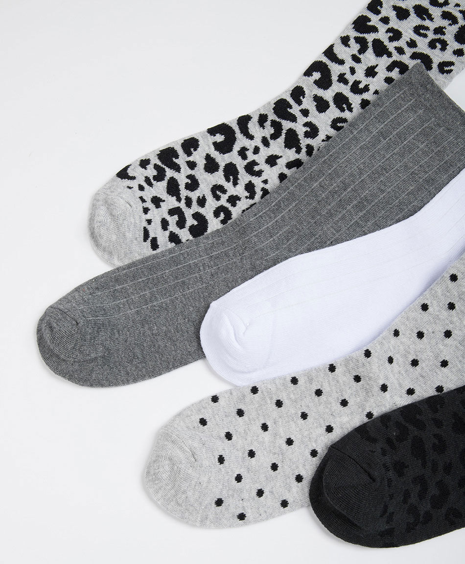 Pack 5 calcetines mujer mix