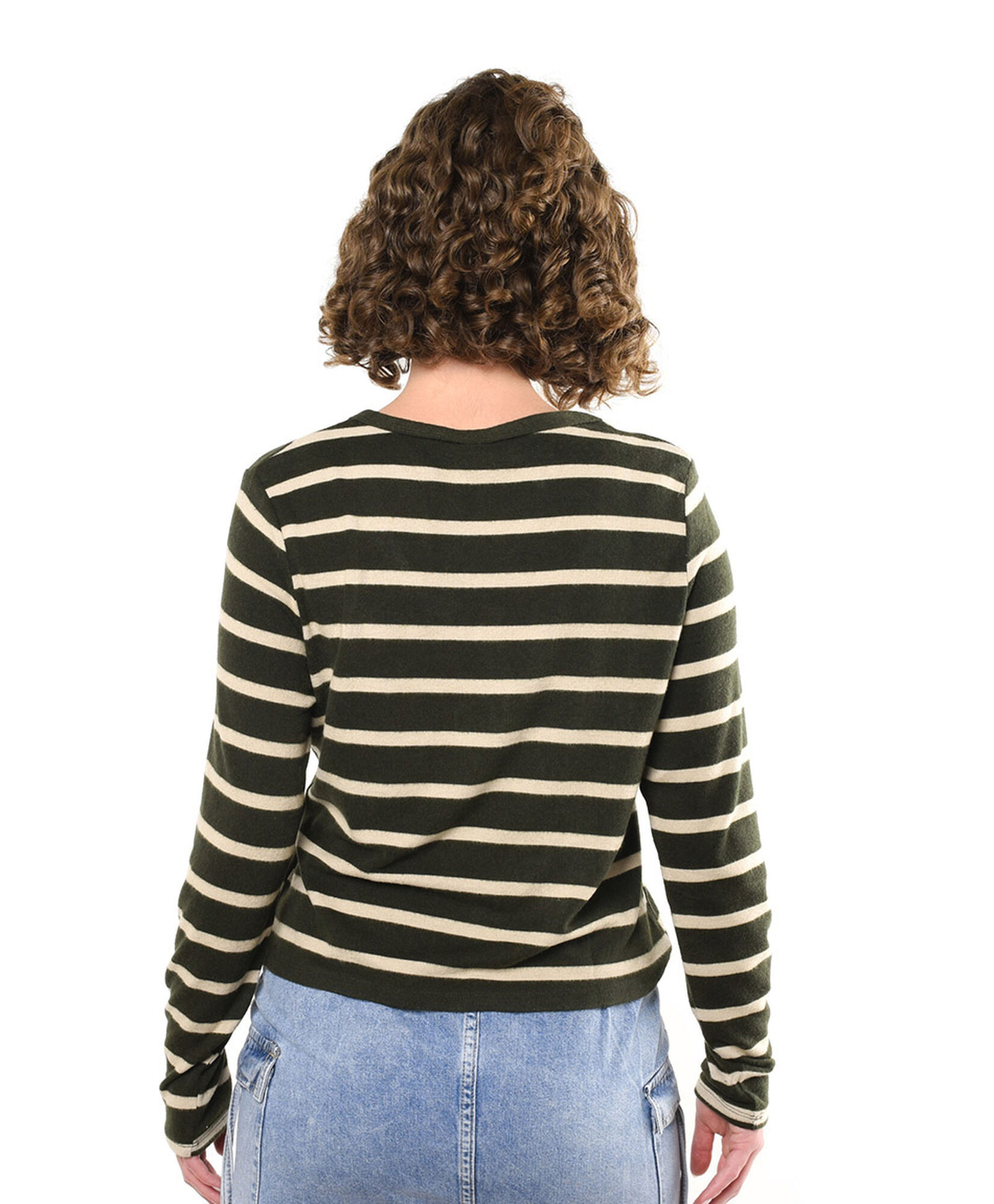 Tejido mujer líneas botones Tejido mujer líneas botones