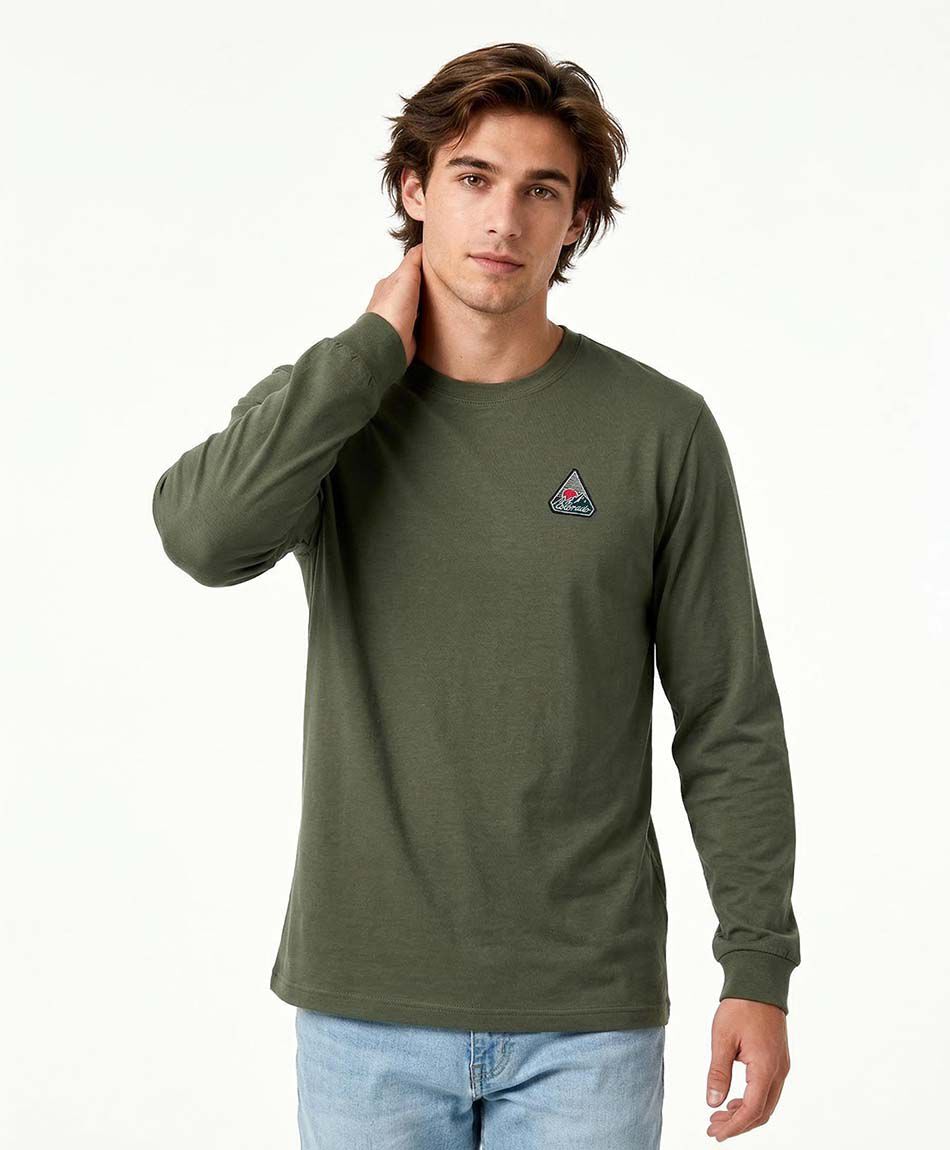 Polera hombre mini parche