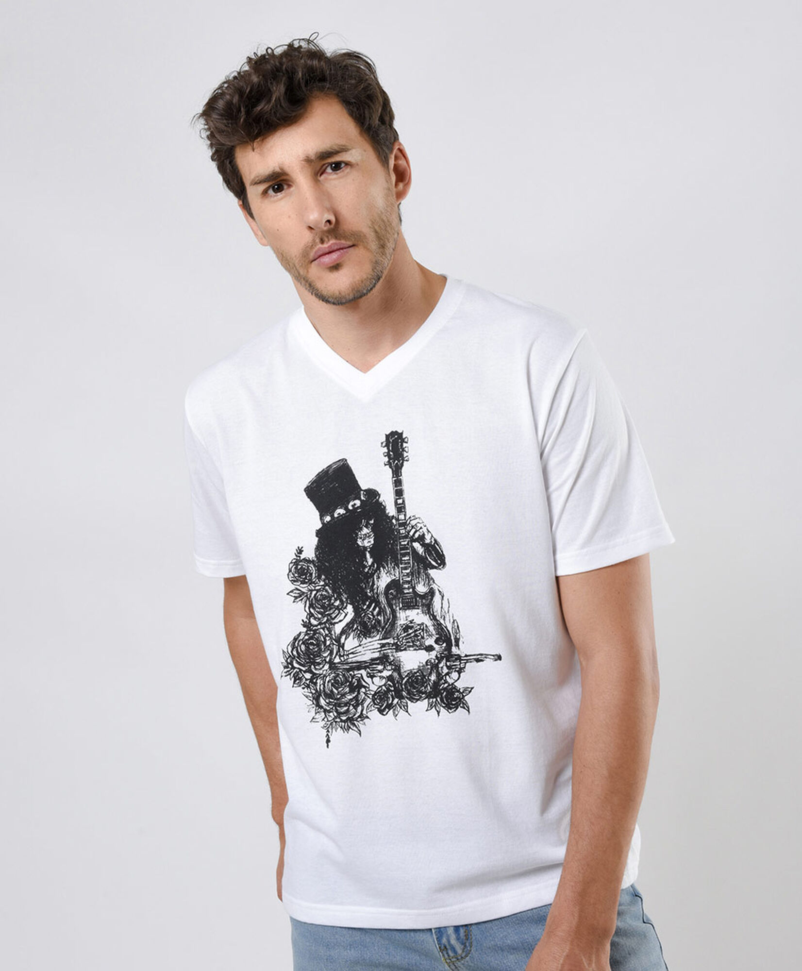 Polera hombre guitarrista Polera hombre guitarrista