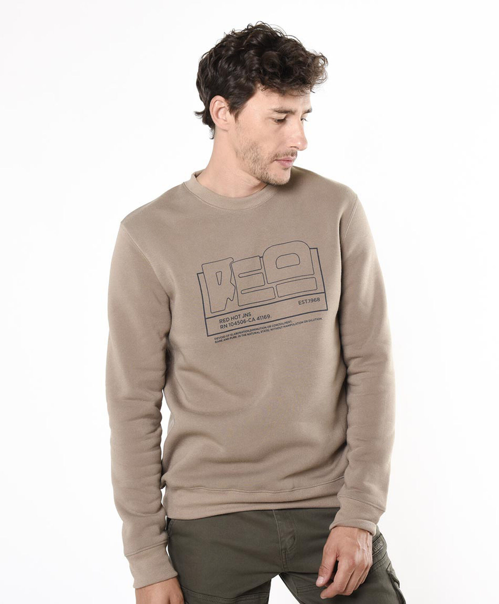 Polerón hombre cuadro Polerón hombre cuadro