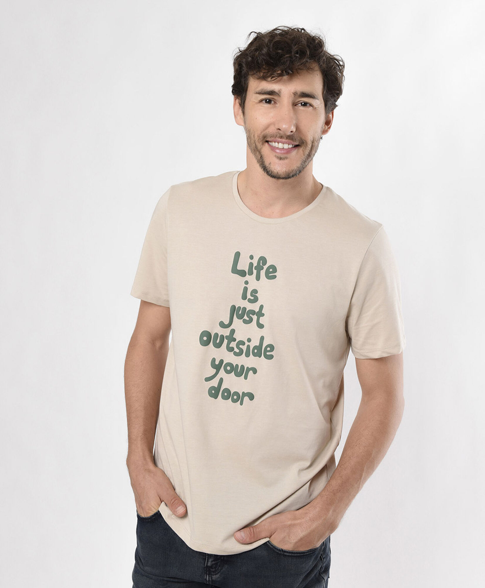 Polera hombre mensaje Polera hombre mensaje