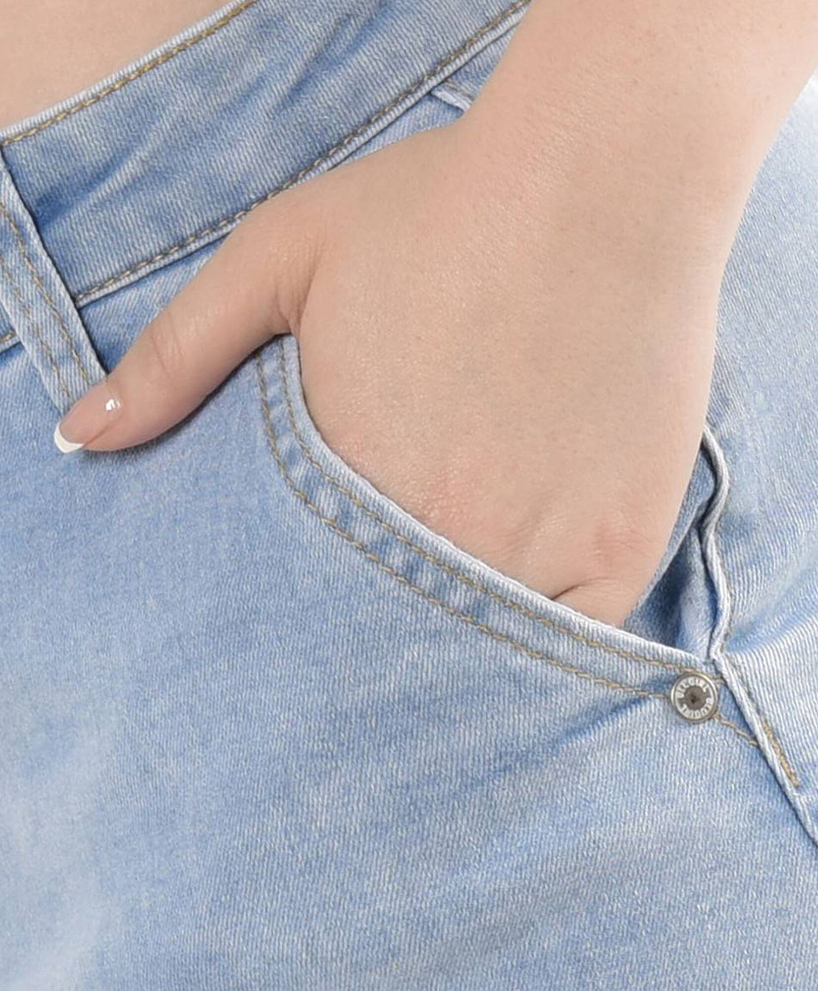Mini falda denim cruzada Mini falda denim cruzada