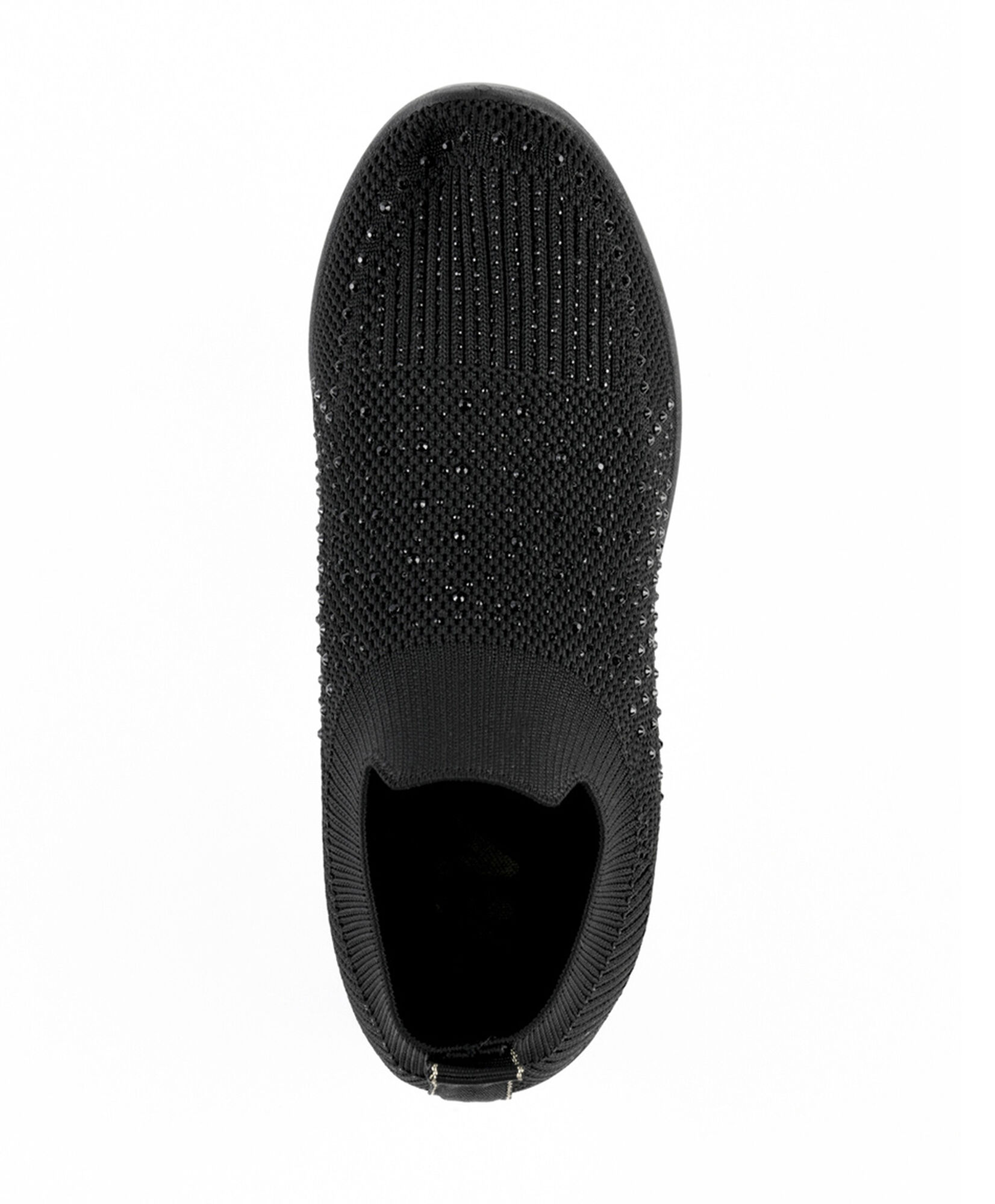 Zapatilla mujer piedritas negra Zapatilla mujer piedritas negra