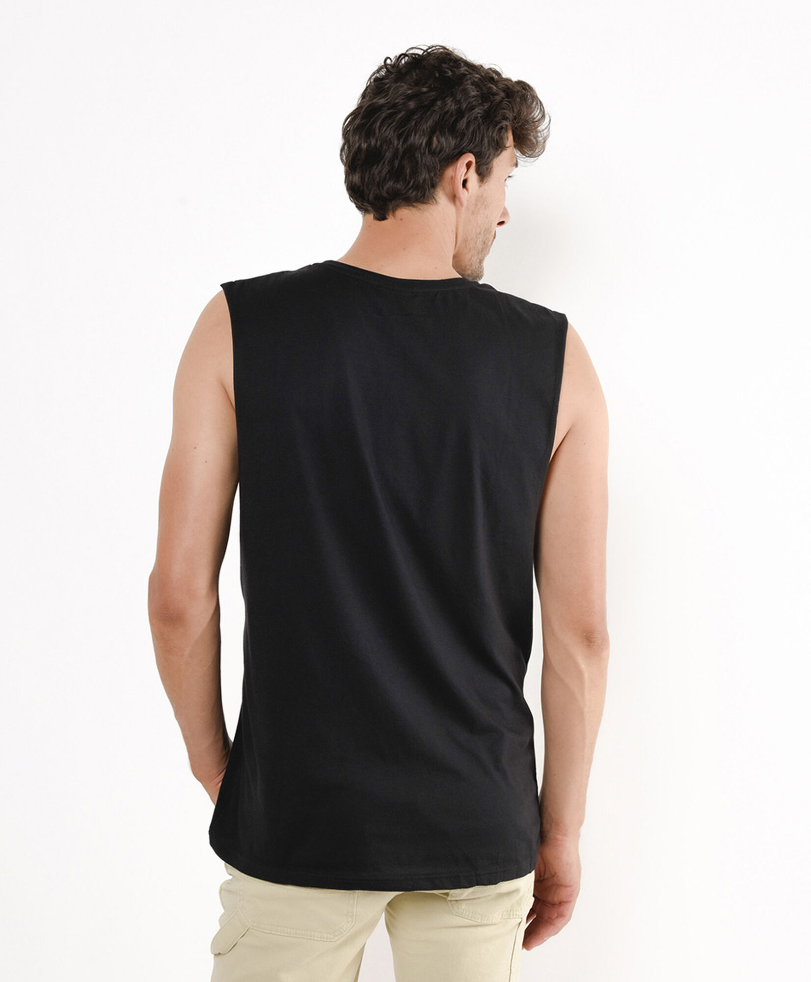Polera hombre california sin mangas Polera hombre california sin mangas