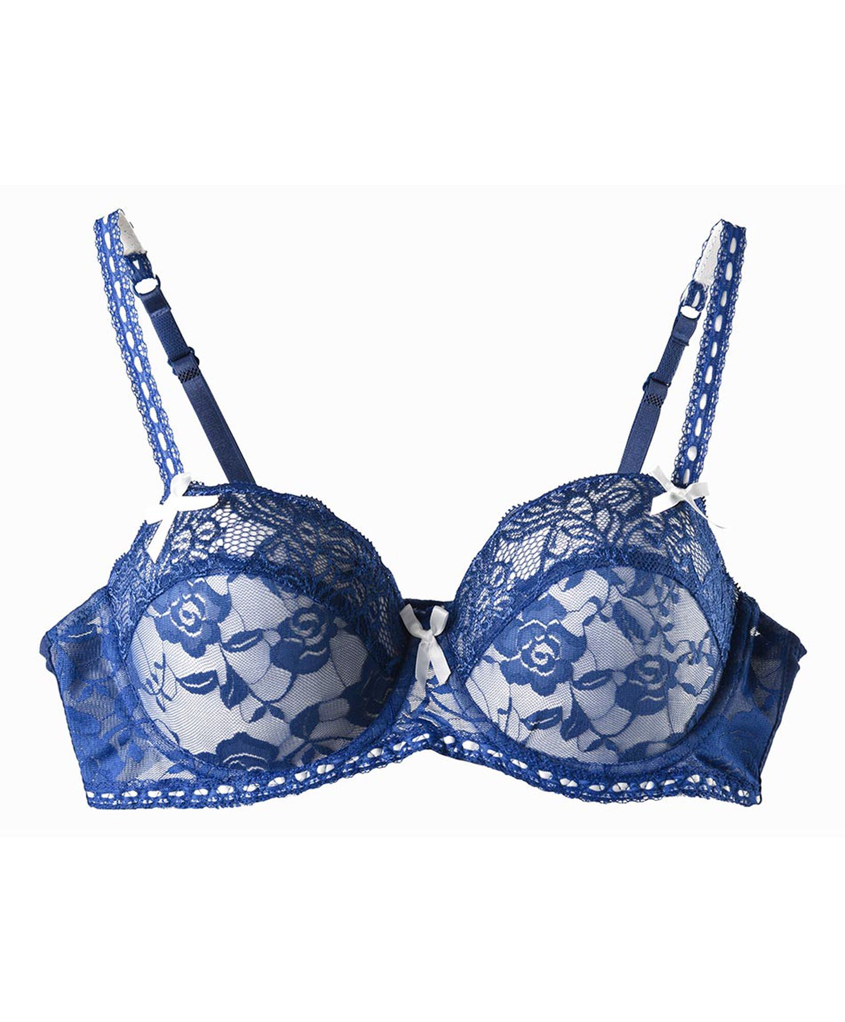 Sostén mujer encajes azul Sostén mujer encajes azul