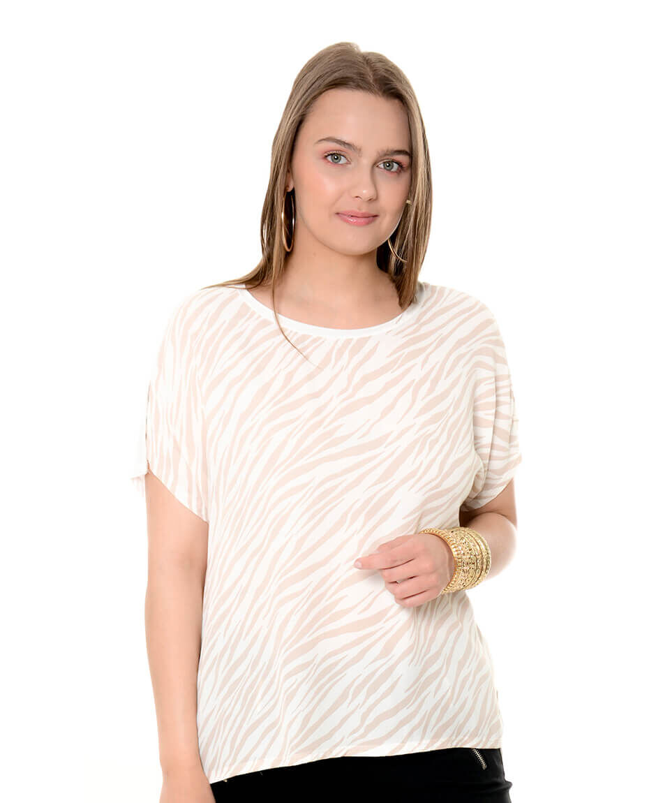 Polera estampada